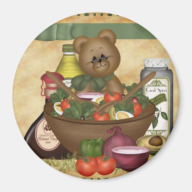 Imán de ensalada dulce (Frente)