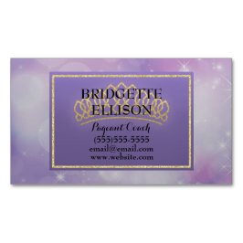 Imán de Entrenador de Estrellas Purpurinoso Púrpur