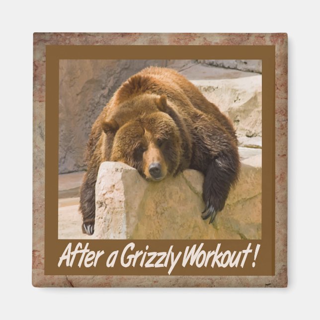 Imán de entrenamiento de grizzly (Frente)