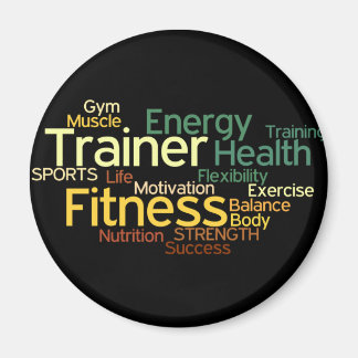 imán de entrenamiento personal o gimnasio