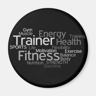 imán de entrenamiento personal o gimnasio