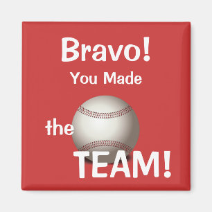 Imán de equipo de béisbol
