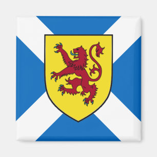 Imán de Escocia - cruz y león