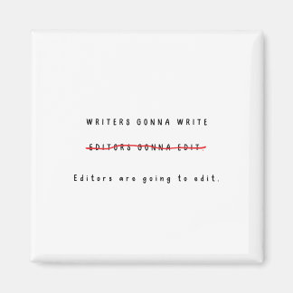 Imán de escritor/editor