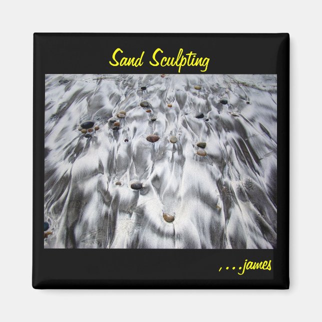 Imán de escultura de arena (Frente)