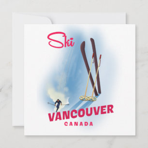 Imán de esquí Vancouver Canadá
