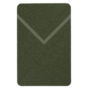 Imán de estilo sobre verde musgo – Personalizable