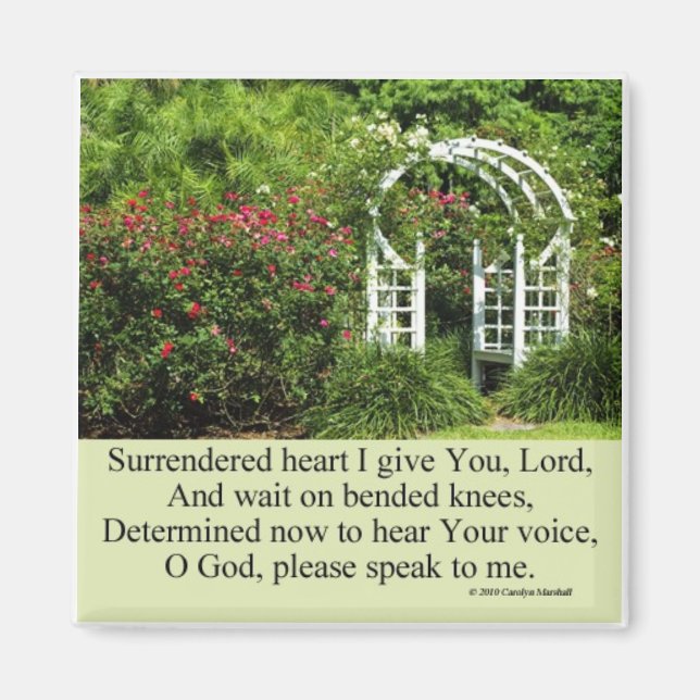 Imán de estímulo cristiano (Frente)