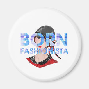 Imán de Fashionista Nacida