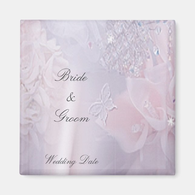 Imán de favor de la boda suave (Frente)