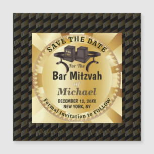 Imán de fecha de guardado de Tefillin de Bar Mitzv