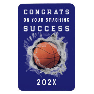 Imán de Felicitación de Baloncesto Senior 2026