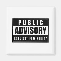 Imán de feminidad explícito
