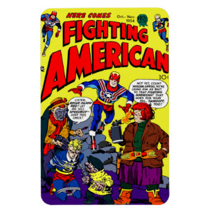 Imán de Fighting American de los años 50