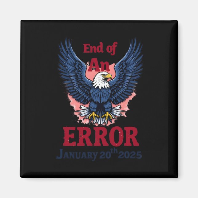 Imán De Fin De Un Error 20 De Enero (Frente)
