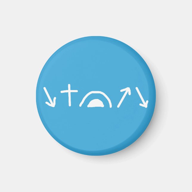 Imán de flechas de gospel (Frente)