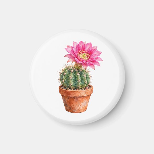 Imán de Flor de Cactus (Frente)