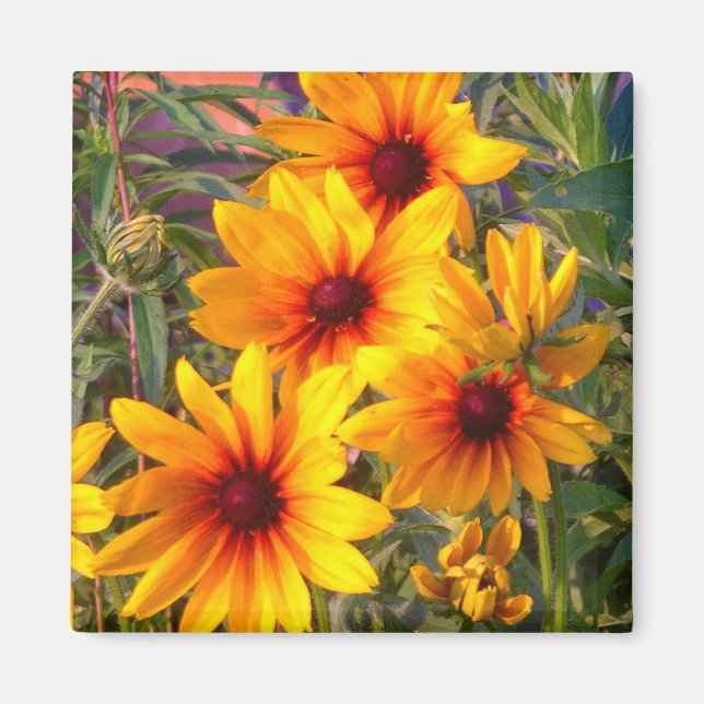 Imán de flores (Frente)