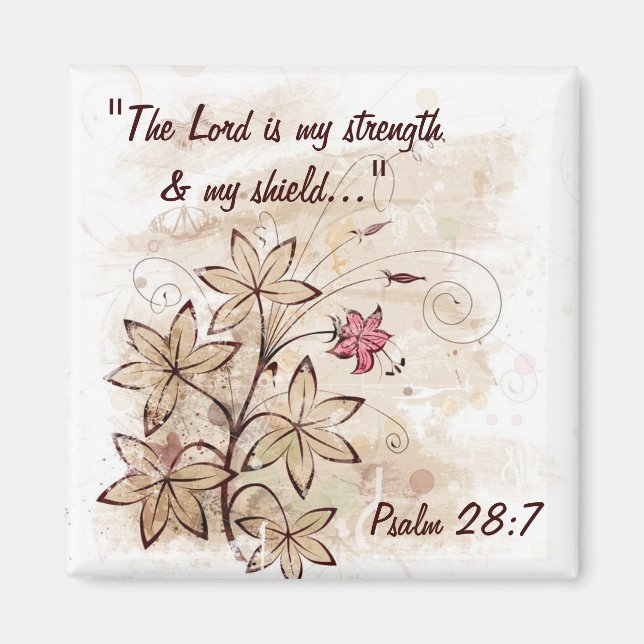 Imán de flores (Frente)