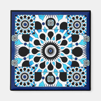 Imán de flores cósmicas III