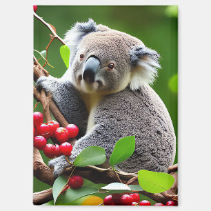 Imán de fondo de cute Koala Bear