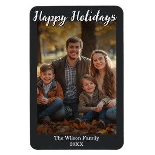 Imán de Foto con Foto y Texto Personalizados