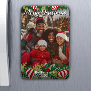 Imán de Foto con Foto y Texto Personalizados