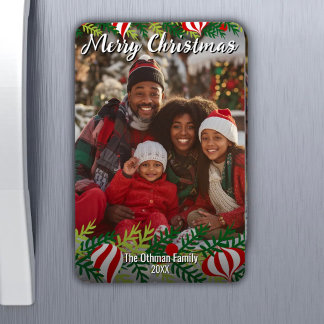 Imán de Foto con Foto y Texto Personalizados