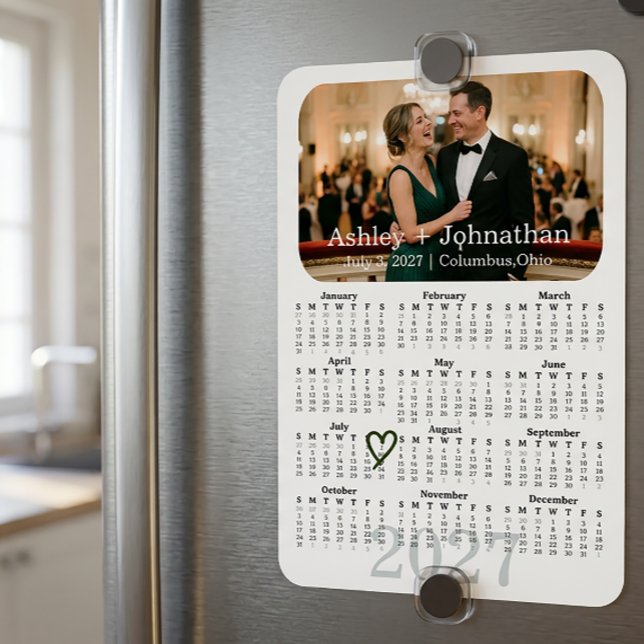 Imán de foto de calendario de 2027 para guardar la (Subido por el creador)