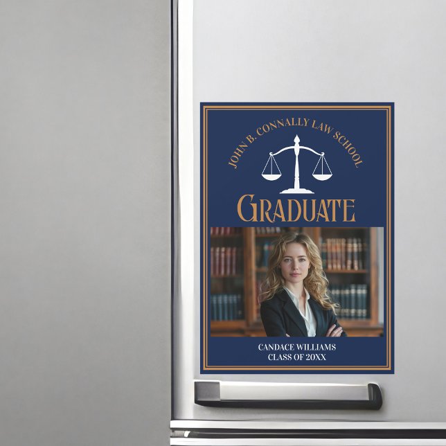 Imán de foto de graduación de la facultad de derec (Subido por el creador)