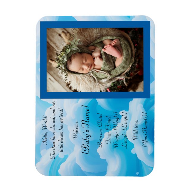 Imán de foto flexible B (Vertical)