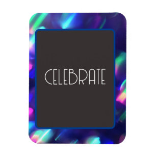 Imán de foto flexible "Celebrar"
