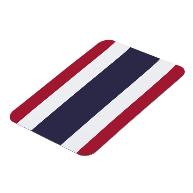 Imán de foto flexible con bandera de Tailandia (Lado Izquierdo)