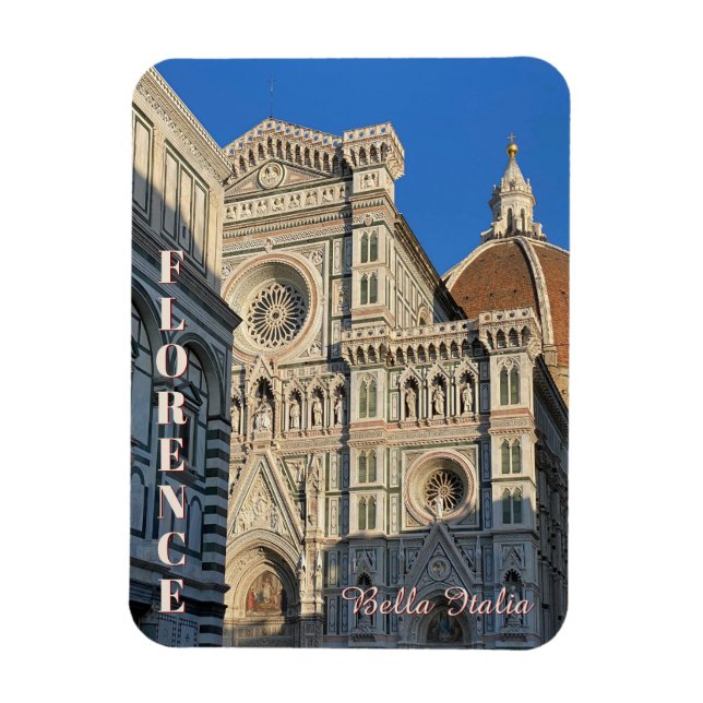 Imán de foto flexible de Florencia (Vertical)