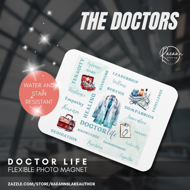 Imán de foto flexible Doctor Life (Subido por el creador)