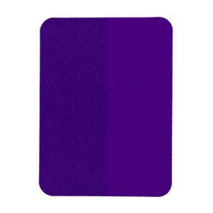 Imán de foto flexible morado de diseño dividido pe