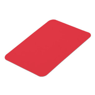 Imán de fotografía flexible de Personalizado rojo