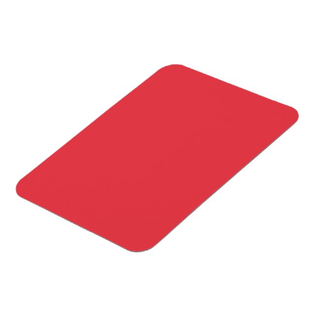 Imán de fotografía flexible de Personalizado rojo  (Lado Izquierdo)