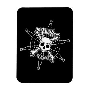 imán de fotografía pirata