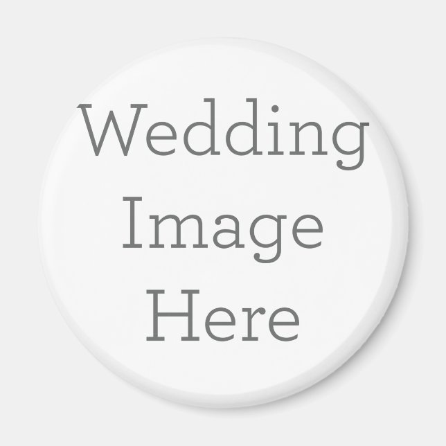 Estándar: 5,7 cm Circular Imán (Frente)