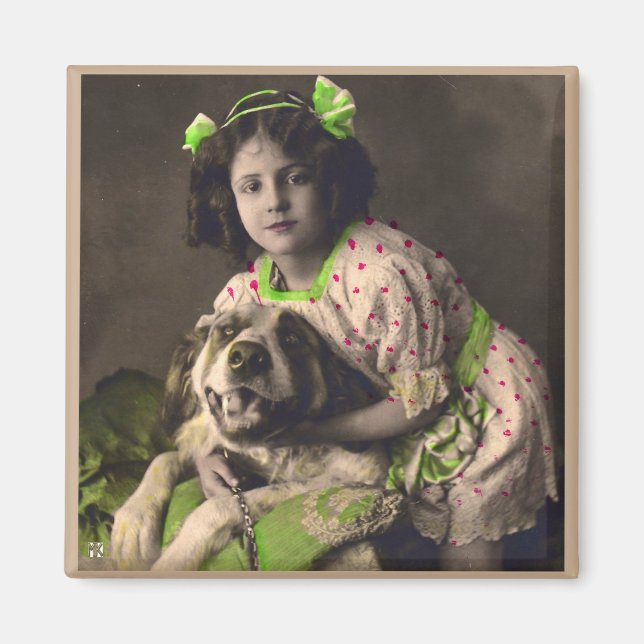 Imán de fotos de la época de San Bernardo (Frente)