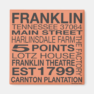 Imán de Franklin Tennessee
