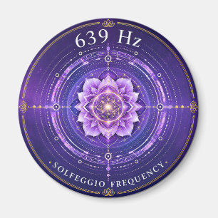 Imán de frecuencia Solfeggio de 639 Hz
