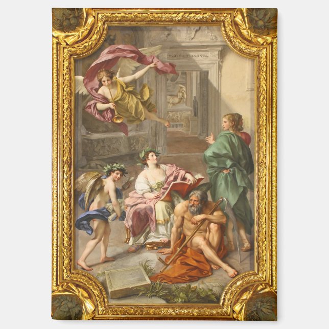 imán de fresco de ángel (Anverso)