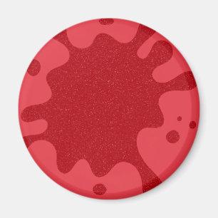 Imán de Fridge Personalizado de Tomate Red Splash