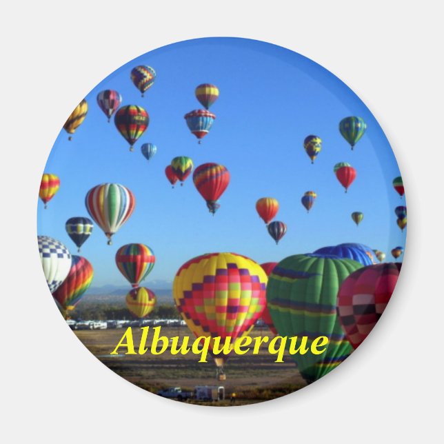 Imán de frigorífico Albuquerque (Frente)