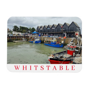 imán de frigorífico con vistas al puerto Whitstabl