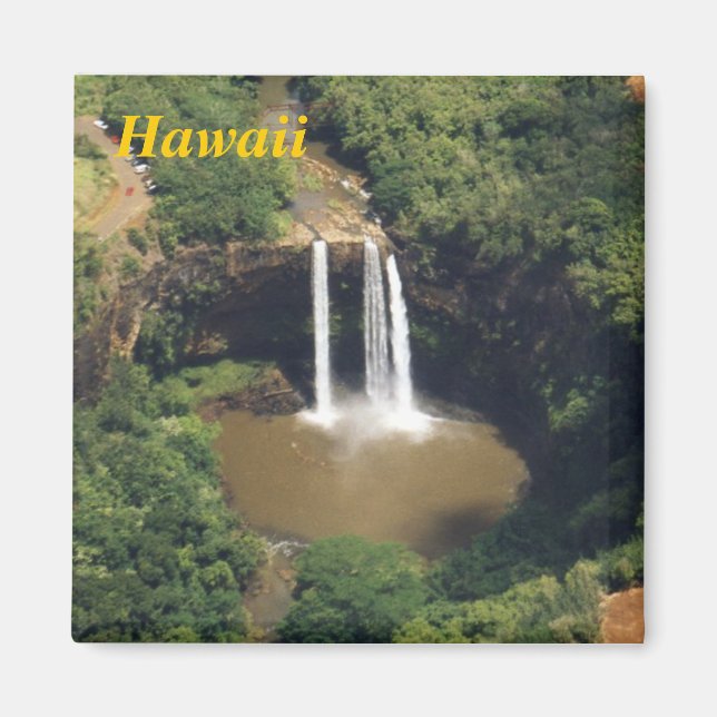 imán de frigorífico hawaii (Frente)