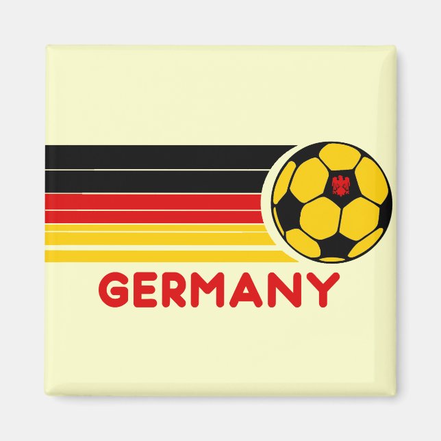 imán de fútbol de Alemania (Frente)