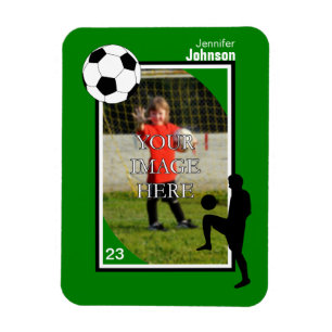 Imán de fútbol personalizado